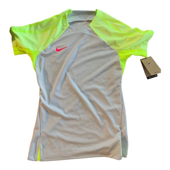 Nike Dri-FIT Strike Women Soccer Top Platinum DX0517-043 Size Small - Picture 1 of 5